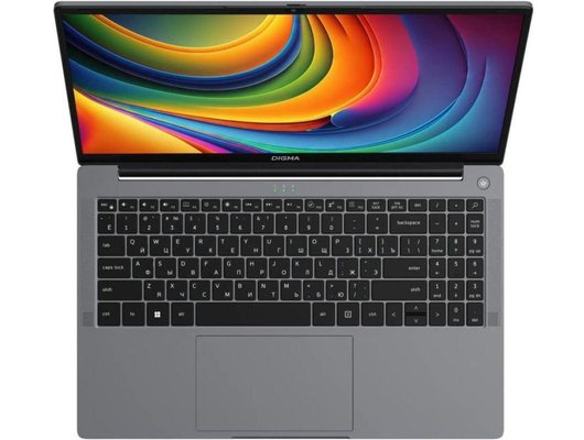 Ноутбук Digma EVE i5980 15/DN15CM-ADXW01/Intel Core M3 8100Y/16Gb/512Gb/15.6 FHD IPS/Win11Pro серый